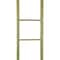 Ekena Millwork 15"W x 36"H x 3 1/2"D Vintage Farmhouse 2 Rung Ladder, Barnwood Decor Collection, Restoration Green DECR015X036X04LDRGR - alternate 3